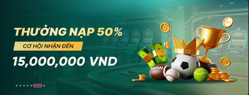 thưởng nạp 50%